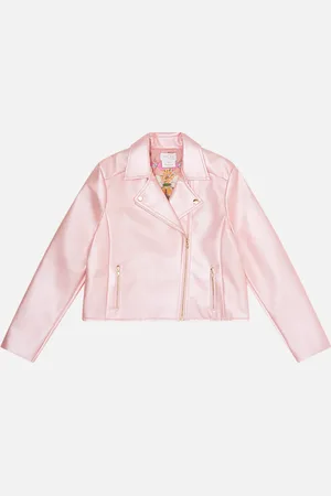 Camilla Kids Vegan Leather Biker Jacket 4-10 Clever Clogs, 10