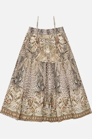 Camilla Kids Convertible Shirred Maxi Skirt 4-10 Looking Glass Houses, 10