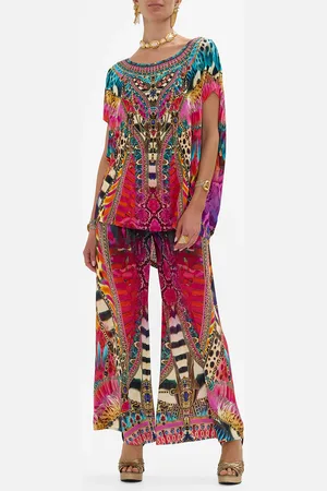 Camilla Loose Fit Tee - Multi Sahara Supernatural, S