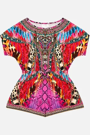 Camilla Kids Dolman Sleeve Romper 4-10 Sahara Supernatural, 10