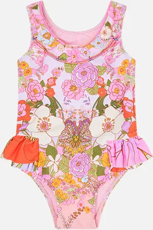 Camilla Babies Ruffle Back One Piece Clever Clogs, 3/6MTHS
