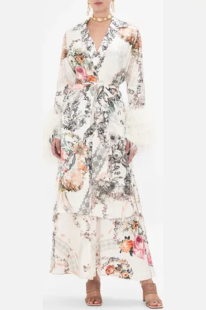 Camilla Split Cuff Soft Coat with Feathers De Haar Memoirs, M/L