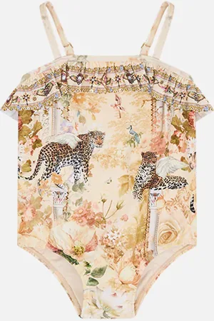 Camilla Babies One Piece with Frill Adorned in Antiquity, 12/18MTHS