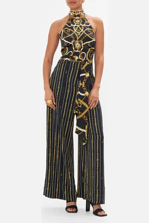 Camilla Scarf Belt Wide Leg Pant Coast to Coast, S