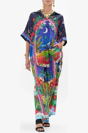 Camilla Oversized Pocket Tunic Midnight Muses, XL/XXL