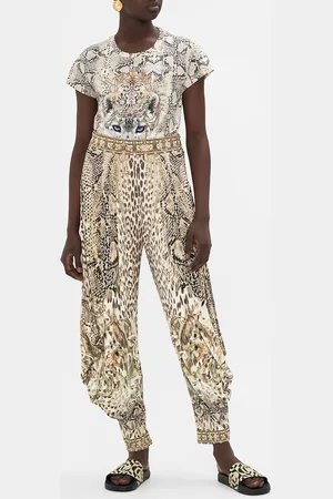 Camilla Jersey Rib Drape Pant with Pockets Looking Glass Houses, M