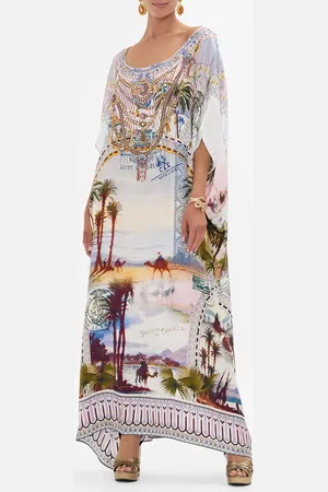 Camilla Round Neck Kaftan Call Me in Cairo, O/S
