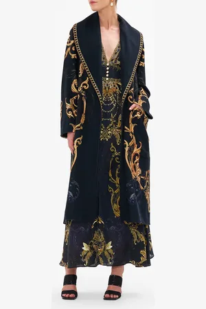 Camilla Shawl Collar Coat Moonlight Melodies, M