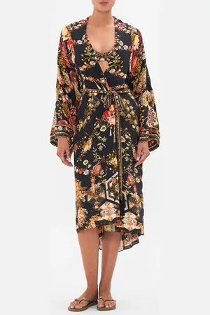Camilla Oversized Layer with Tie Sleeve Stitched in Time, O/S