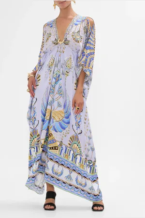 Camilla Split Sleeve Kaftan with Hardware Under Scarab Skies, O/S