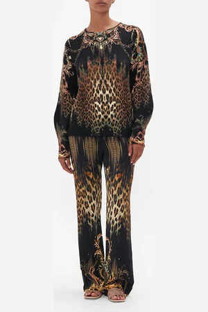 Camilla Crew Neck Full Sleeve Jumper Jungle Dreaming, S