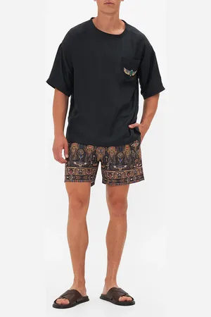Camilla Woven T-Shirt Cartouche Kingdom, S