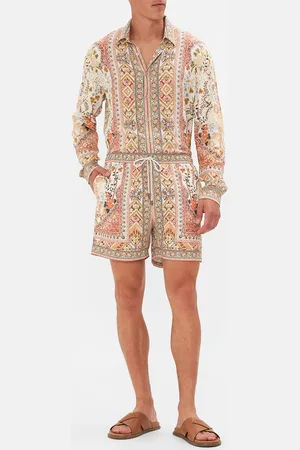 Camilla Mid Length Boardshort in Honour of Heirlooms, XS