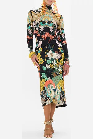 Camilla Turtleneck Jersey Dress We Wore Folklore, S