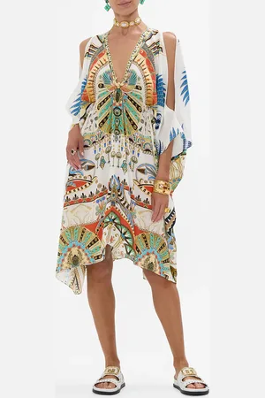 Camilla Short Kaftan with Hardware Valley of the Queens, O/S
