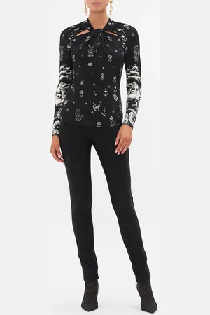 Camilla Cut Out Jersey Top Tales of Tattoo, XS