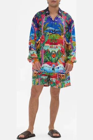 Camilla Oversized Shirt Midnight Muses, L