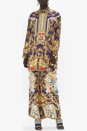 Camilla Shirt Tunic with Pockets Venice Vignette, S