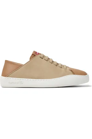 Camper Twins - Sneakers for Women - Nude,Beige, size 37, Smooth leather