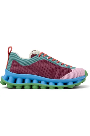 Camper X SUNNEI - PELOTISSIMA - Sneakers for Women - Burgundy,Green,Pink, size 35, Cotton fabric