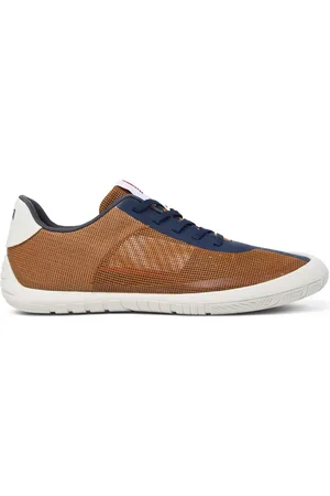 Camper X INEOS Britannia - Sneakers for Men - Orange,Blue,White, size 39, Cotton fabric