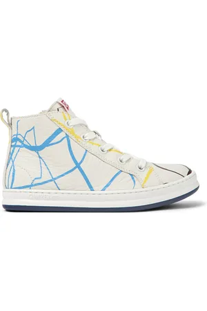 Camper Twins - Sneakers for - White,Blue,Yellow, size 27, Smooth leather