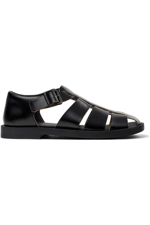 Camper Don - Sandals for Men - Black, size 42, Smooth leather