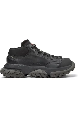 Camper Karst Trek - Sneakers for Women - Black, size 36, Smooth leather/Cotton fabric