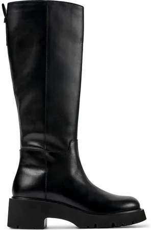 Camper Milah - Boots for Women - Black, size 36, Smooth leather