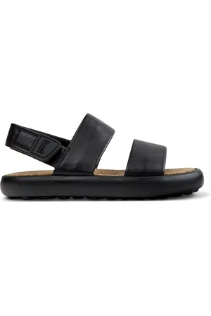 Camper Pelotas Flota - Sandals for Men - Black, size 39, Smooth leather