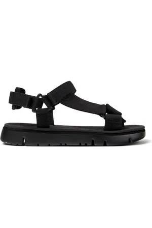 Camper Oruga - Sandals for Women - Black, size 35, Cotton fabric