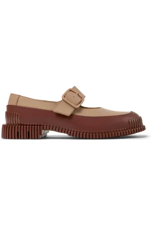 Camper Pix - Ballerinas for Women - Nude,Red, size 36, Smooth leather