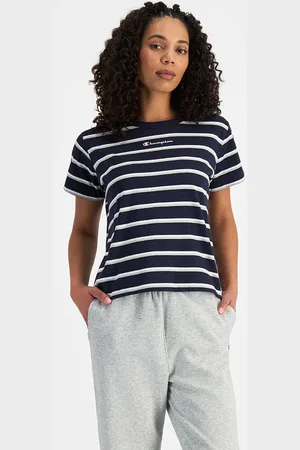 Champion Script Stripe Tee