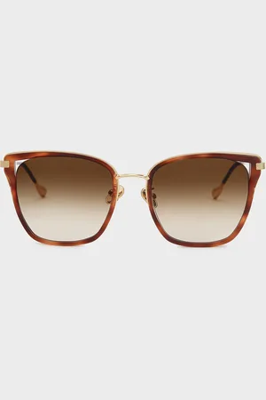 CHARLES & KEITH Recycled Acetate Wire-Frame Butterfly Sunglasses