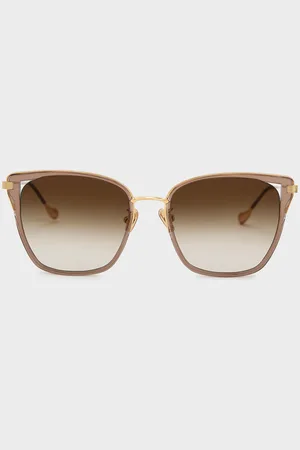 CHARLES & KEITH Recycled Acetate Wire-Frame Butterfly Sunglasses