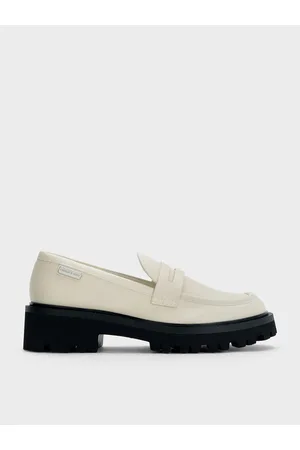 CHARLES & KEITH Remy Covered Ridge-Sole Loafers