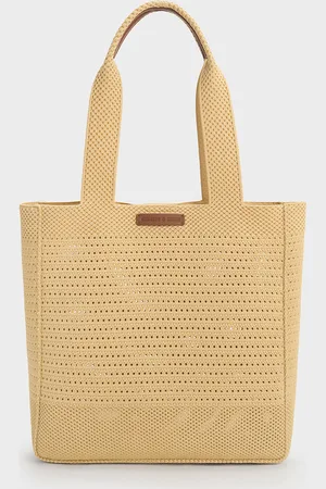 CHARLES & KEITH Ida Knitted Tote Bag