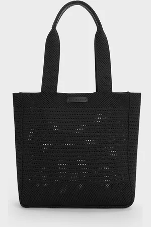 CHARLES & KEITH Ida Knitted Tote Bag