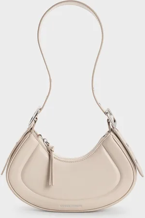 CHARLES & KEITH Petra Curved Shoulder Bag