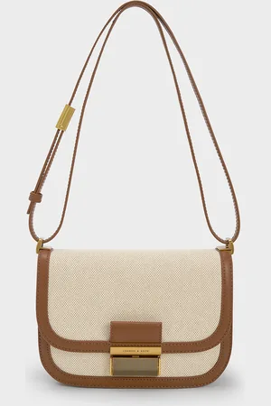 CHARLES & KEITH Charlot Canvas Crossbody Bag