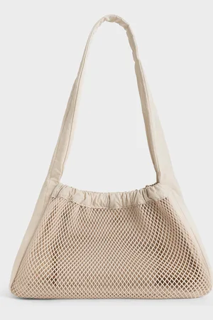 CHARLES & KEITH Terra Mesh & Nylon Shoulder Bag
