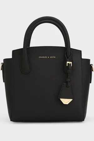 CHARLES & KEITH Harper Structured Top Handle Bag