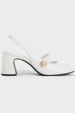 CHARLES & KEITH Pearl-Accent Mary Jane Pumps