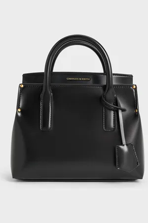 CHARLES & KEITH Rene Structured Top Handle Bag