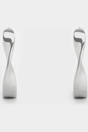 CHARLES & KEITH Lena Twist Hoop Earrings