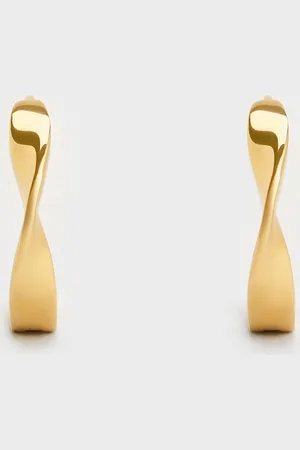 CHARLES & KEITH Lena Twist Hoop Earrings