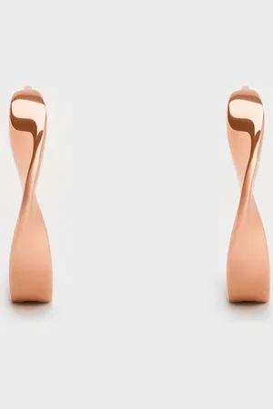 CHARLES & KEITH Lena Twist Hoop Earrings