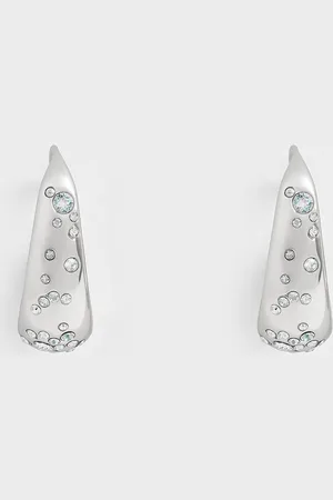 CHARLES & KEITH Reverie Crystal Teardrop Hoop Earrings