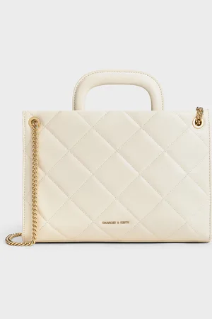 CHARLES & KEITH Apfra Quilted Chain-Handle Bag
