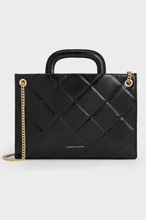 CHARLES & KEITH Apfra Quilted Chain-Handle Bag